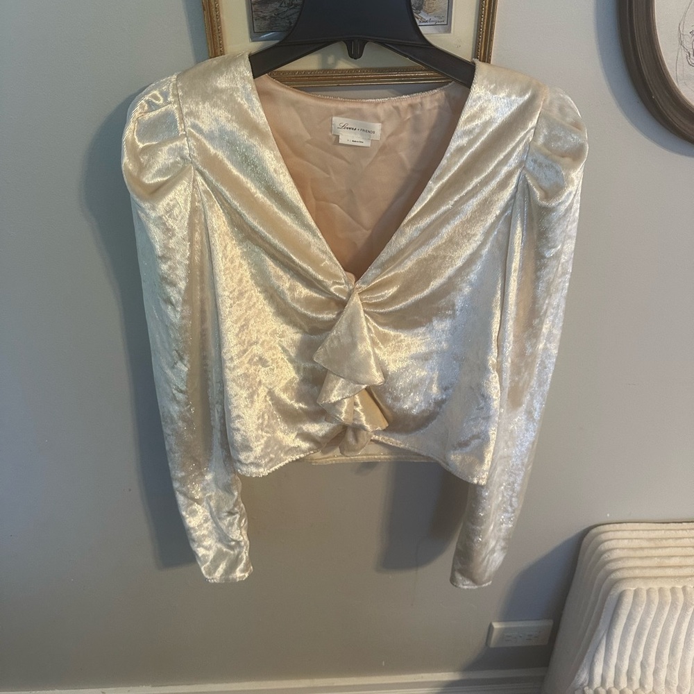 Lovers + Friends Cream Women's Top